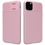 Карбонова накладка Nillkin Camshield (шторка на камеру) для Apple iPhone 11 Pro (5.8") Рожевий / Pink