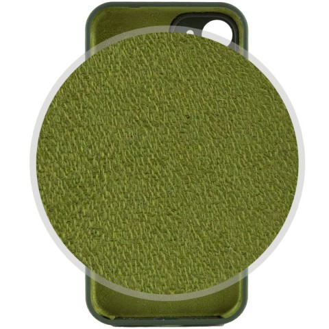 Чохол Silicone Case Full Camera Protective (AA) NO LOGO для Apple iPhone 12 (6.1") Зелений / Cyprus Green