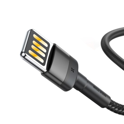 Дата кабель Baseus Cafule Lightning Cable Special Edition 2.4A (1m) (CALKLF-G) Сірий