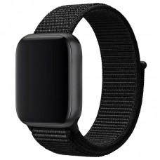 Ремінець Nylon для Apple Watch 42(ser.1-3)/44/45/46/49mm Чорний / Black