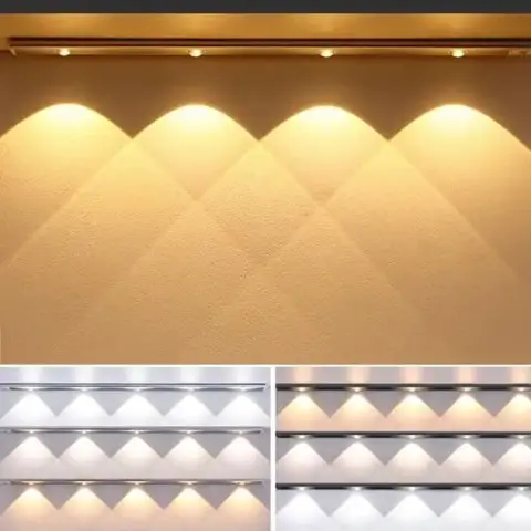 Сенсорний світильник LED з датчиком руху MZ-L1602 (40*10*300mm) Black