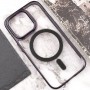 Чохол TPU Iris with MagSafe для Apple iPhone 15 Pro Max (6.7") Чорний