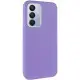 Шкіряний чохол Leather Case Metal Buttons для Samsung Galaxy S24+ / S25+ Light Purple