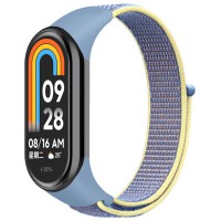 Ремінець Nylon New для Xiaomi Mi Band 8/9/10 Azure / Yellow