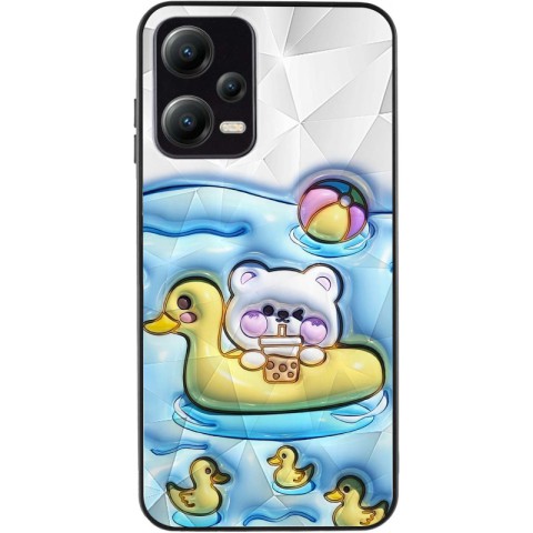 TPU+PC чохол Prisma Fluffie для Xiaomi Poco X5 5G / Note 12 5G Ducklings