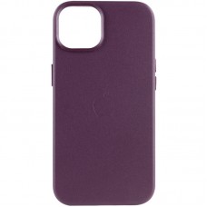 Шкіряний чохол Leather Case (AA Plus) with MagSafe для Apple iPhone 12 Pro / 12 (6.1") Dark Cherry