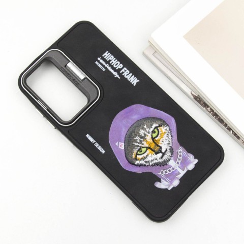 TPU+PC чохол Friends для Samsung Galaxy A16 4G/5G Black Cat