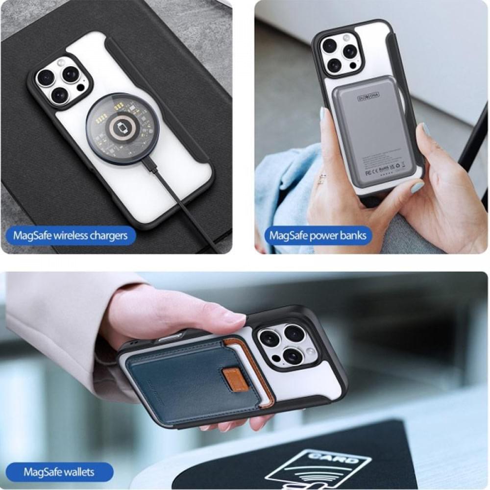 Чохол-книжка Dux Ducis Skin X Pro with MagSafe для Apple iPhone 16 Pro Max (6.9") Black