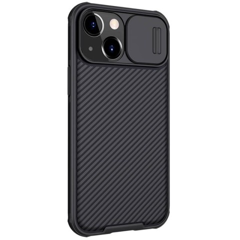 Карбонова накладка Nillkin CamShield Pro Magnetic для Apple iPhone 14/13 (6.1") Black