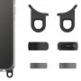 Чохол TPU Transparent with Straps для Apple iPhone 12 Pro / 12 (6.1") Fog