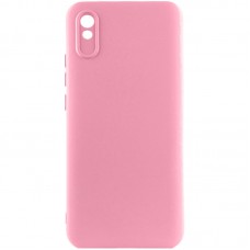 Чохол Silicone Cover Lakshmi Full Camera (AA) для Xiaomi Redmi 9A Рожевий / Pink