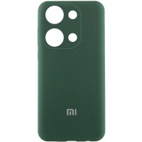 Чохол Silicone Cover Lakshmi Full Camera (AA) with logo для Xiaomi Poco X6 / Note 13 Pro 5G Зелений / Dark green