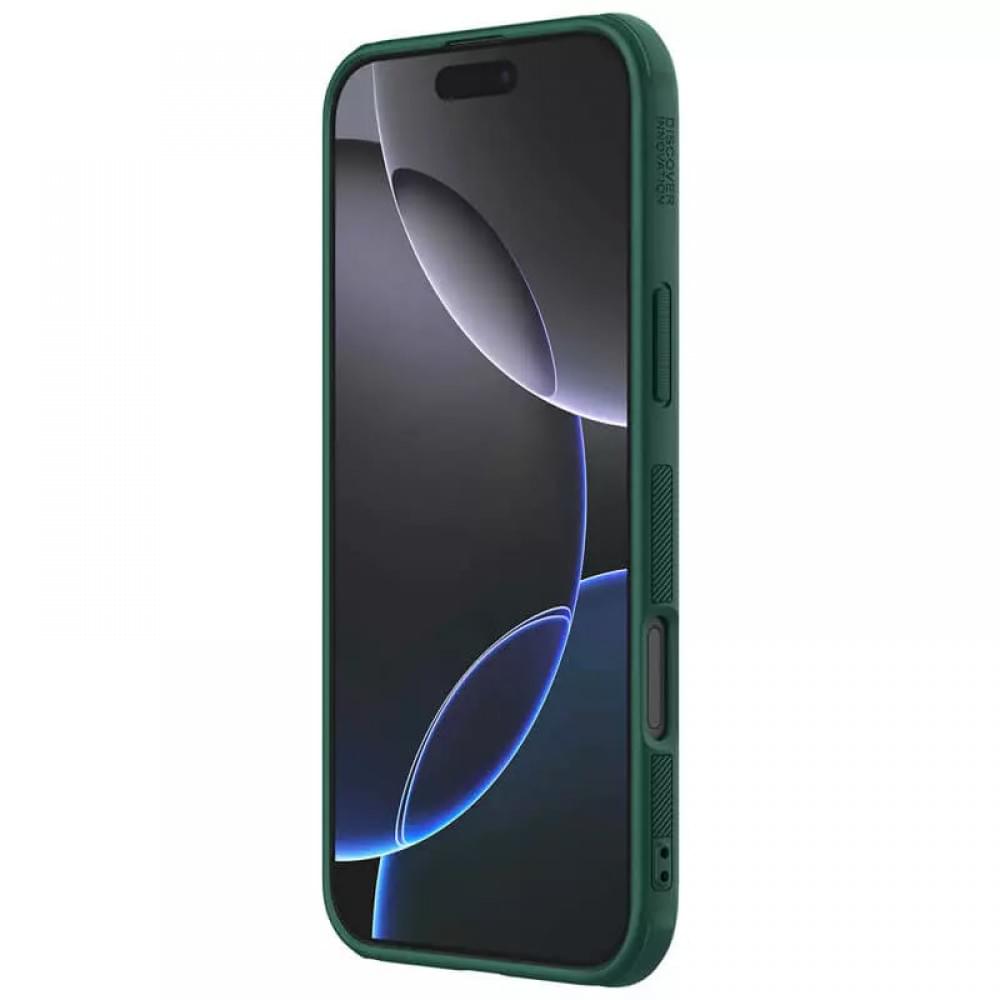 Чохол Nillkin Matte Pro для Apple iPhone 16 Pro (6.3") Зелений / Deep Green