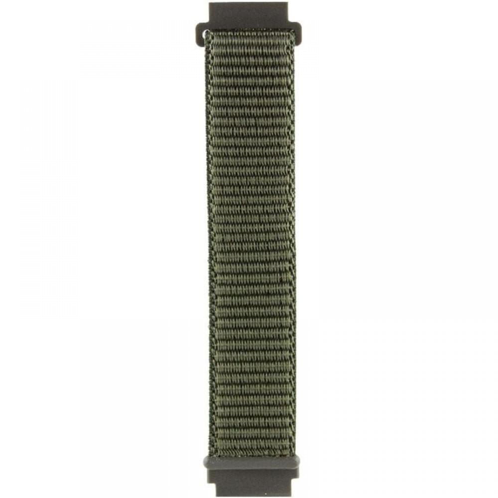 Ремінець Nylon для Smart Watch 22mm Зелений / Green