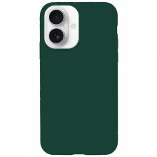 Чохол Silicone Case Full Protective (AA) NO LOGO для Apple iPhone 16 Plus (6.7") Зелений / Forest green