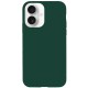 Чохол Silicone Case Full Protective (AA) NO LOGO для Apple iPhone 16 Plus (6.7") Зелений / Forest green