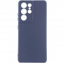 Чохол Silicone Cover Lakshmi Full Camera (AA) для Samsung Galaxy S22 Ultra Синій / Midnight Blue