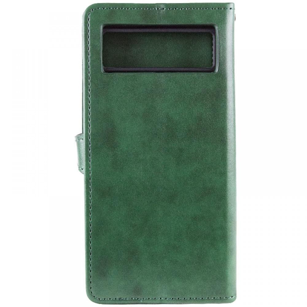 Шкіряний чохол-книжка GETMAN Gallant (PU) для Google Pixel 7a Зелений