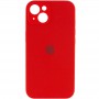 Чохол Silicone Case Full Camera Protective (AA) для Apple iPhone 13 (6.1") Червоний / Red / PVH