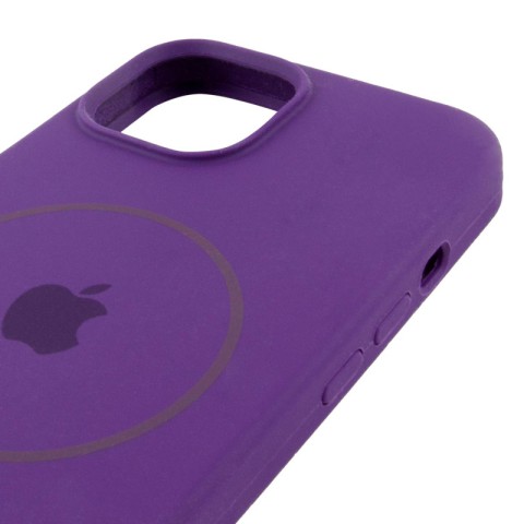 Чохол Silicone Case Full Protective (AA) with MagSafe для Apple iPhone 14 Plus (6.7") Фіолетовий / Amethyst
