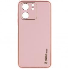 Шкіряний чохол Xshield для Xiaomi Redmi 13C / Poco C65 Рожевий / Pink