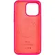 Чохол Silicone Case (AA) Logo with MagSafe для Apple iPhone 14 Pro Max (6.7") Рожевий / Barbie pink