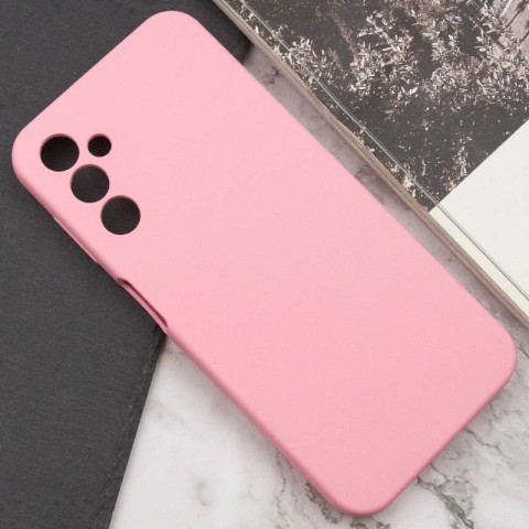 Чохол Silicone Cover Lakshmi Full Camera (AAA) для Samsung Galaxy A14 4G/5G Рожевий / Light pink