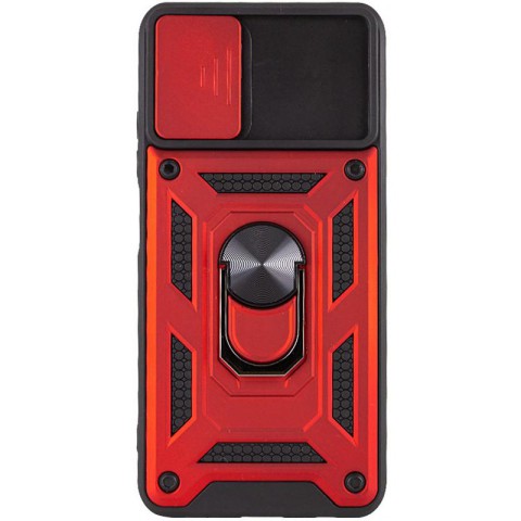 Чохол Ummi Camshield Serge Ring для Xiaomi Redmi Note 10 / Note 10s / Poco M5s Червоний