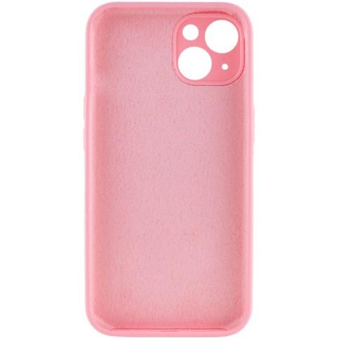 Чохол Silicone Case Full Camera Protective (AA) NO LOGO для Apple iPhone 15 Plus (6.7") Рожевий / Light pink