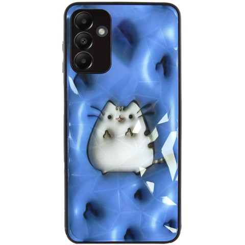 TPU+PC чохол Prisma Fluffie для Samsung Galaxy A05s Pusheen