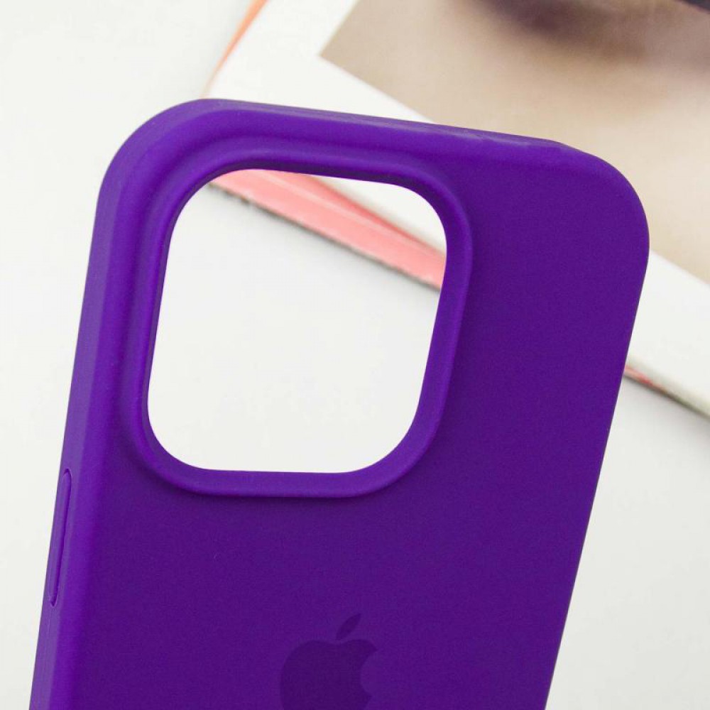 Чохол Silicone Case Full Protective (AA) для Apple iPhone 14 Pro (6.1") Фіолетовий / Ultra Violet