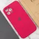 Чохол Silicone Case Full Camera Protective (AA) для Apple iPhone 12 Pro (6.1") Червоний / Rose Red