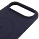 Чохол Silicone Case Full Protective (AA) V2 with MagSafe для Apple iPhone 17 Air (6.5") Темно-синій / Midnight blue