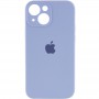 Чохол Silicone Case Full Camera Protective (AA) для Apple iPhone 14 (6.1") Блакитний / Lilac Blue / PVH