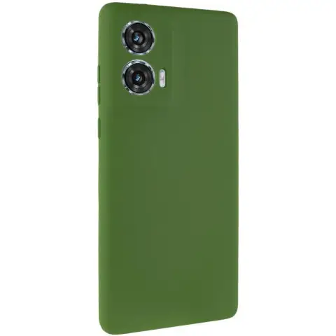 Чохол Silicone Cover Lakshmi Full Camera (AA) для Motorola Edge 50 Зелений / Dark green