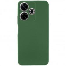 Чохол TPU GETMAN Liquid Silk для Xiaomi Redmi 13 4G / Poco M6 4G Зелений / Dark green