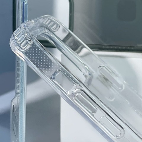 Чохол TPU+PC Multi-Color для Apple iPhone 15 (6.1") Clear