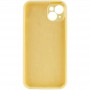 Чохол Silicone Case Full Camera Protective (AA) NO LOGO для Apple iPhone 13 (6.1") Жовтий / Mellow Yellow