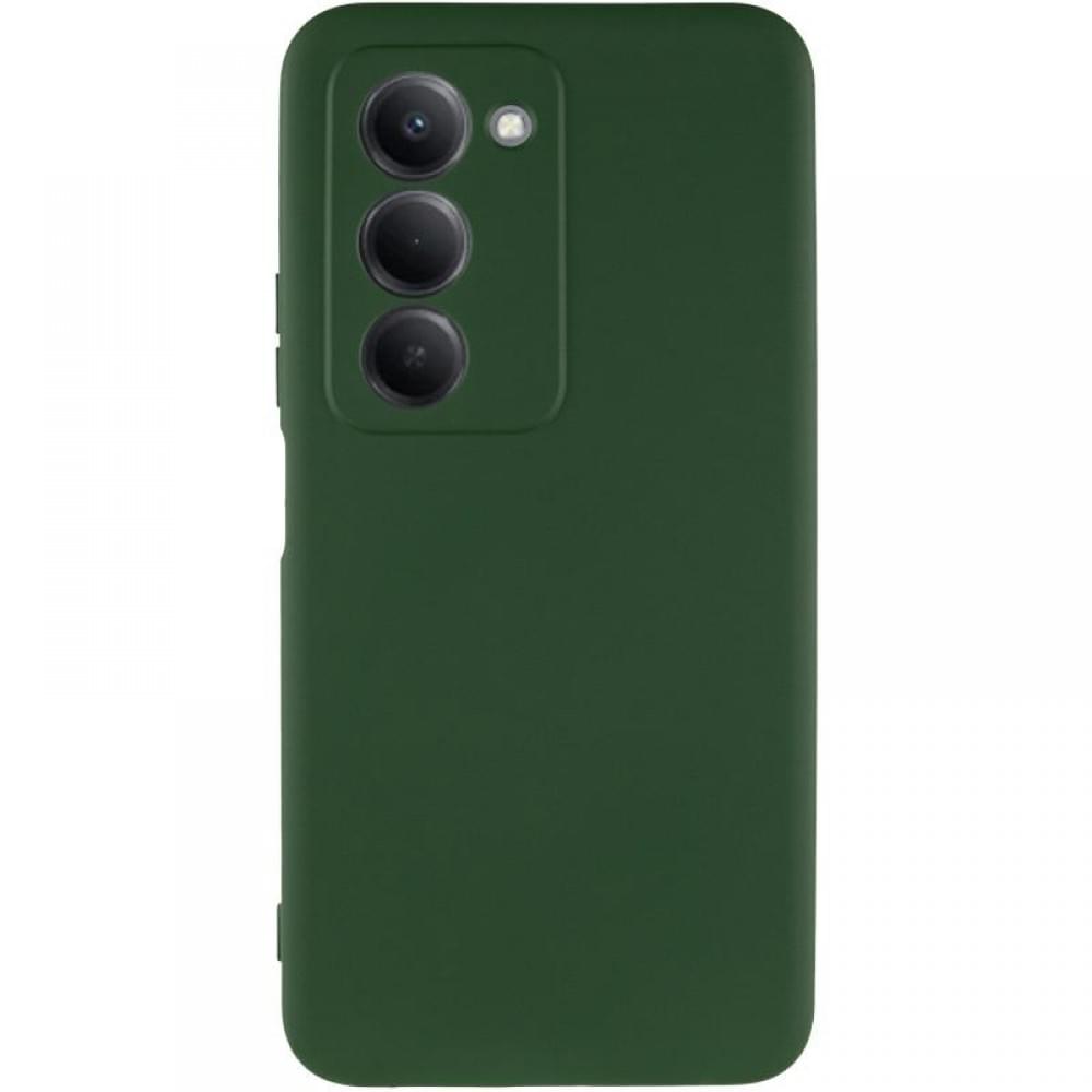 Чохол TPU GETMAN Liquid Silk Full Camera для Xiaomi Redmi 15 (EU) Зелений / Dark green
