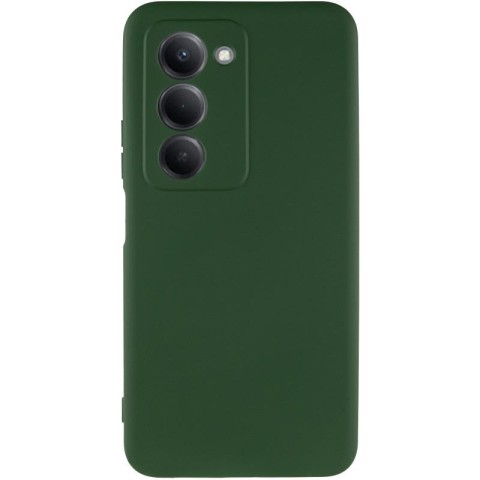 Чохол TPU GETMAN Liquid Silk Full Camera для Xiaomi Redmi 15 (EU) Зелений / Dark green