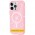 Чохол TPU Galaxy Sparkle (MagFit) для Apple iPhone 16 Plus (6.7") Pink+Glitter