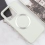 TPU чохол Bonbon Metal Style with MagSafe для Xiaomi Redmi Note 13 4G Білий / White