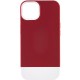 Чохол TPU+PC Bichromatic для Apple iPhone 12 Pro Max (6.7") Wine / White