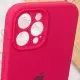 Чохол Silicone Case Full Camera Protective (AA) для Apple iPhone 12 Pro (6.1") Червоний / Rose Red