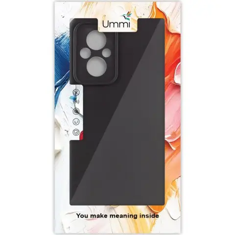 Чохол Silicone Cover Ummi Lakshmi Full Camera (AA) для Xiaomi Poco M5 Чорний / Black