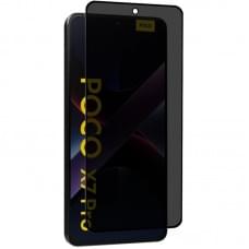 Защитное стекло Privacy 5D (тех.пак) для Xiaomi Poco X7 Pro