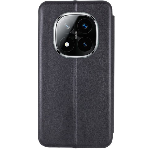 Шкіряний чохол-книжка Classy для Xiaomi Redmi Note 14 Pro 4G Чорний