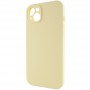 Чохол Silicone Case Full Camera Protective (AA) NO LOGO для Apple iPhone 13 (6.1") Жовтий / Mellow Yellow