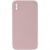 Silicone Case Square Full Camera Protective (AA) NOLOGO для Apple iPhone X / XS (5.8") Рожевий / Pink Sand