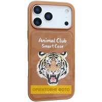 TPU+PC чохол Animal Club для Apple iPhone 17 Air (6.5") Chocolate Brown